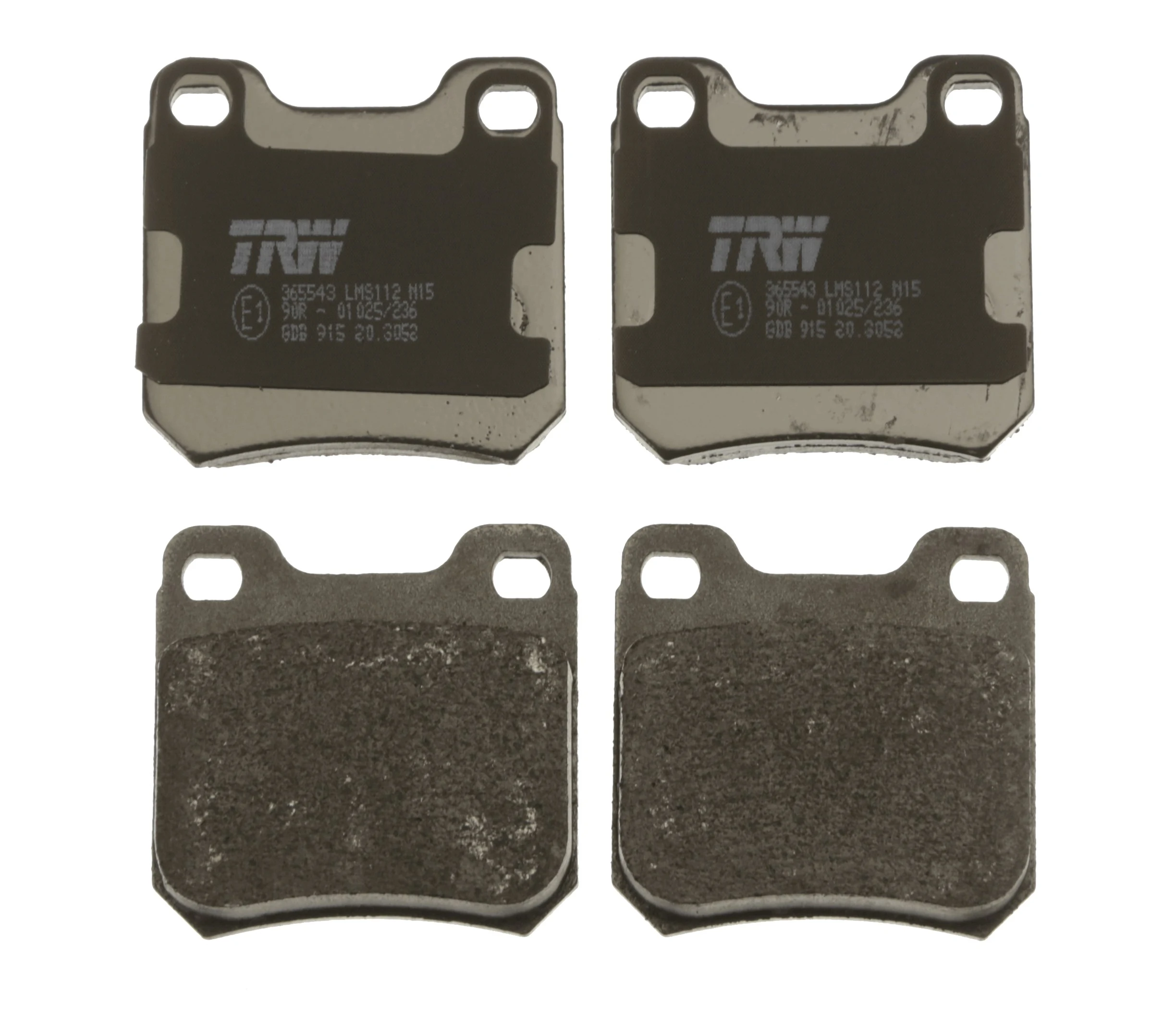 GDB915 TRW Pastillas freno traseras