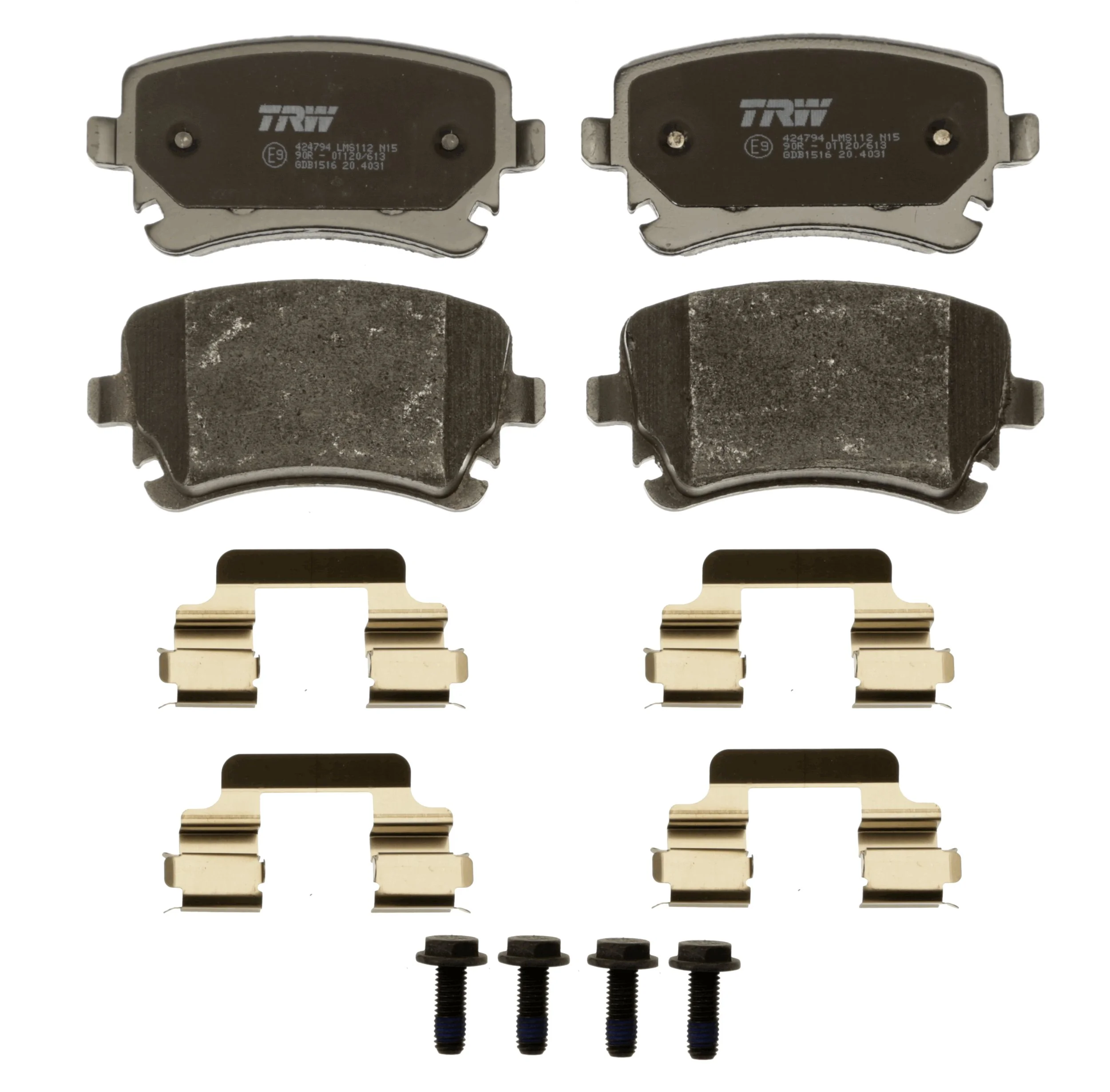 GDB1516 TRW Pastillas freno traseras