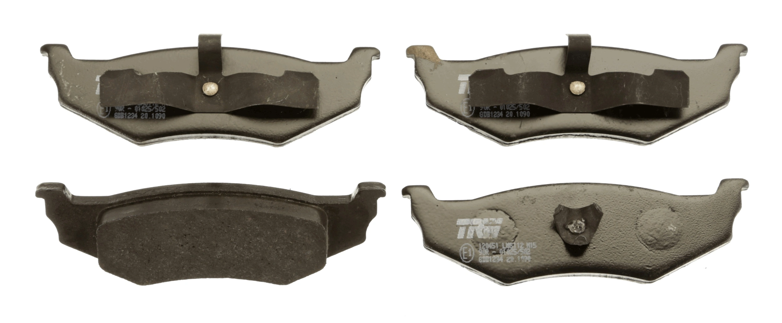 GDB1234 TRW Pastillas freno traseras