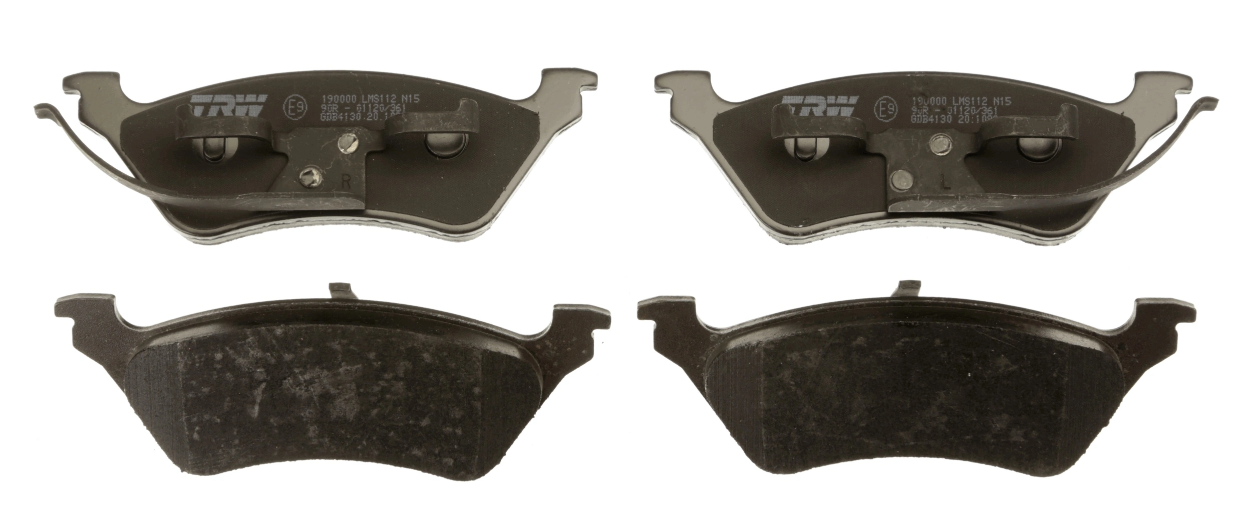 GDB4130 TRW Pastillas freno traseras