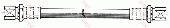 Tubo liquido de freno trasero Rover GBH220