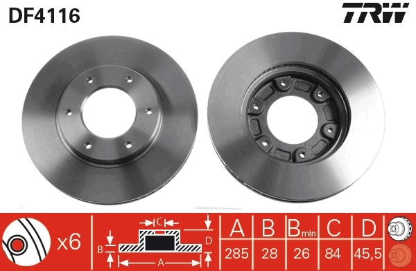 Discos para Toyota Hiace III H10
