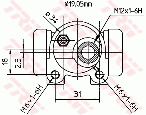 Comprar C476 Case Cilindro de freno de rueda trasera