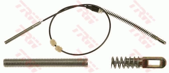 Cable de freno de mano trasero izquierdo para Opel Vectra A 86, 87