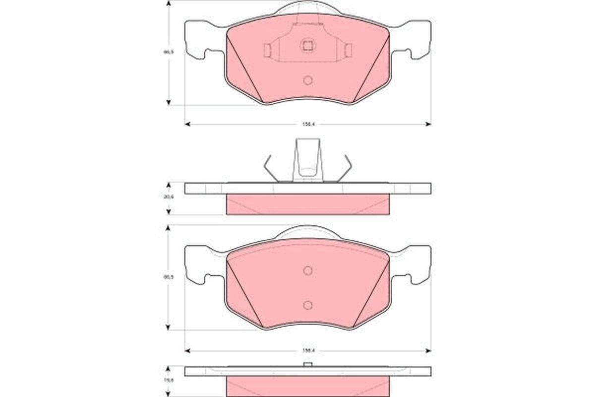 Pastillas de freno delanteras Maverick II SUV (2001-2007) original desde 39,68 €