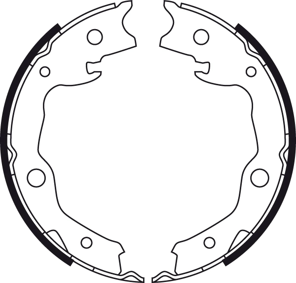 TRW GS8752 zapatas de freno de mano Nissan Tiida