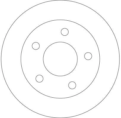 Disco de freno trasero Nissan Primera P12