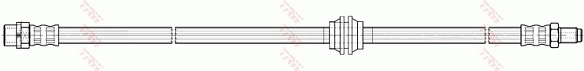 Tubo de frenos delantero para BMW 7  E65, E66, E67