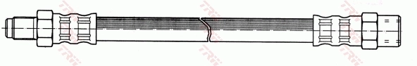 PHB205 TRW Tubo de frenos delantero