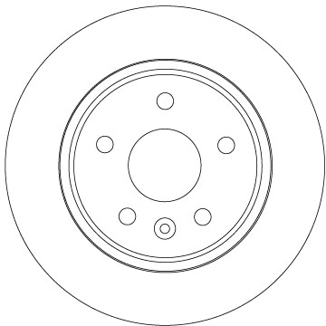 13514612 Peugeot/Citroen Freno de disco trasero