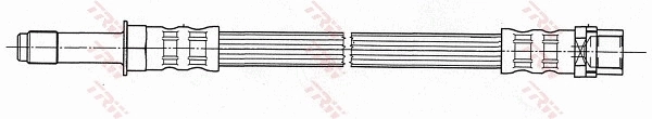 PHB478 TRW Tubo de frenos delantero