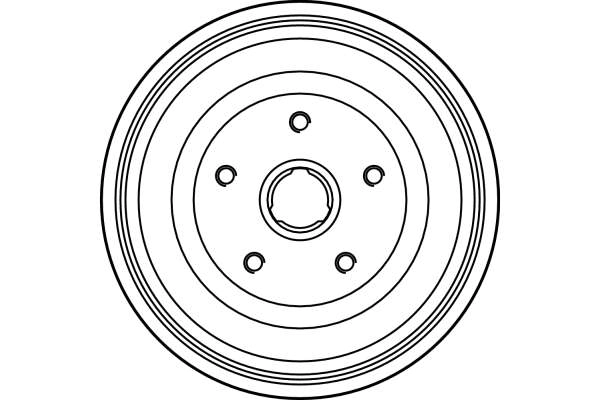 Tambor de freno trasero para Audi 100 C4 4A2