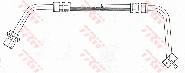 PHD253 TRW Tubo flexible de frenos delantero izquierdo 