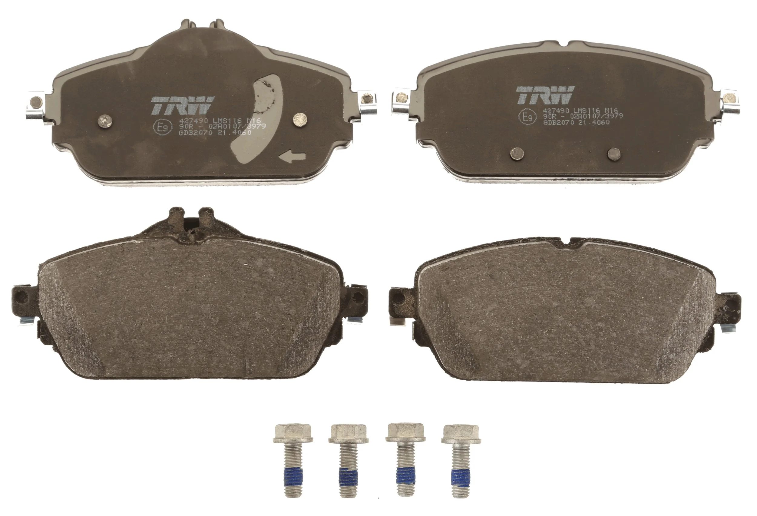 GDB2070 TRW Pastillas delanteras