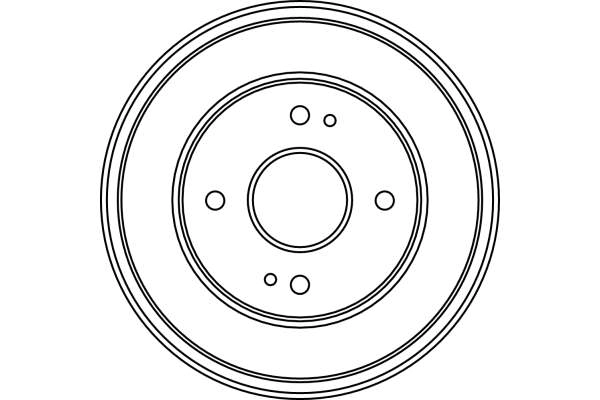 Tambor de freno trasero para Honda Accord IV CB3, CB7