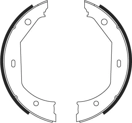 Juego de zapatas de frenos, freno de estacionamiento BMW 3 E92