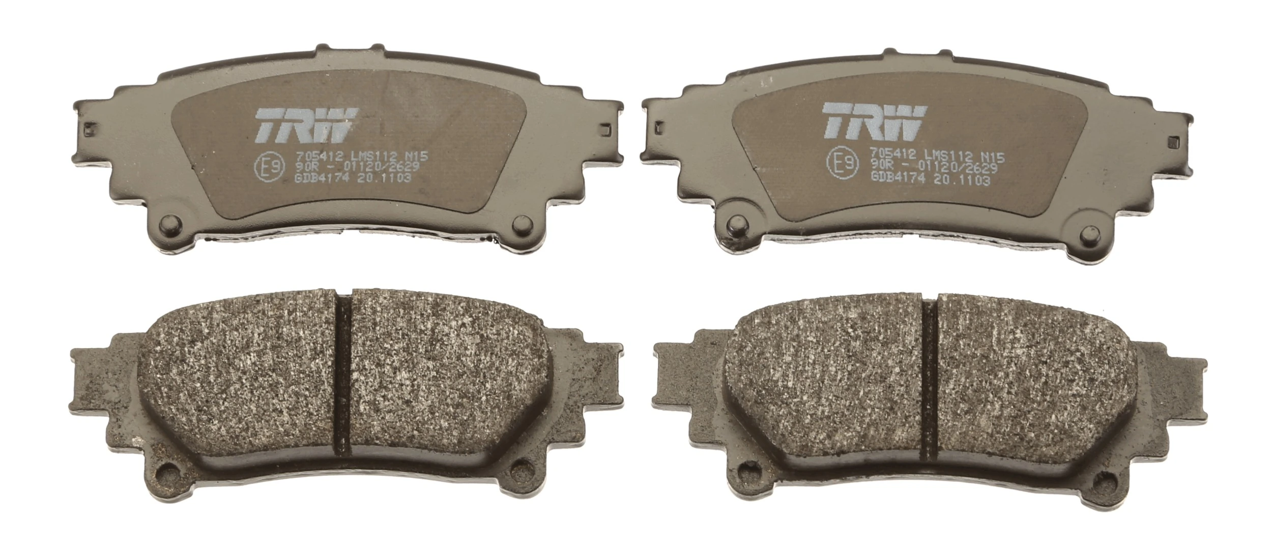 GDB4174 TRW Pastillas freno traseras