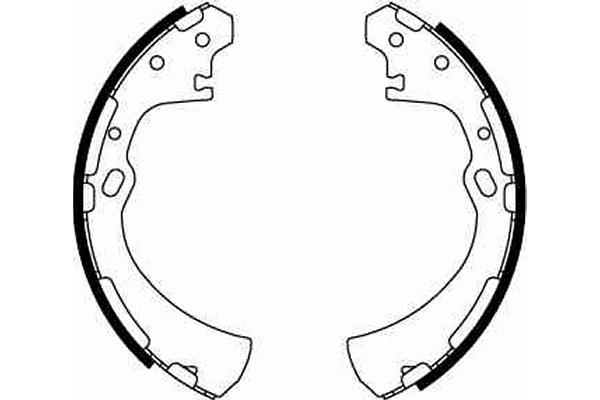Zapatas de freno QD0338 Q-top