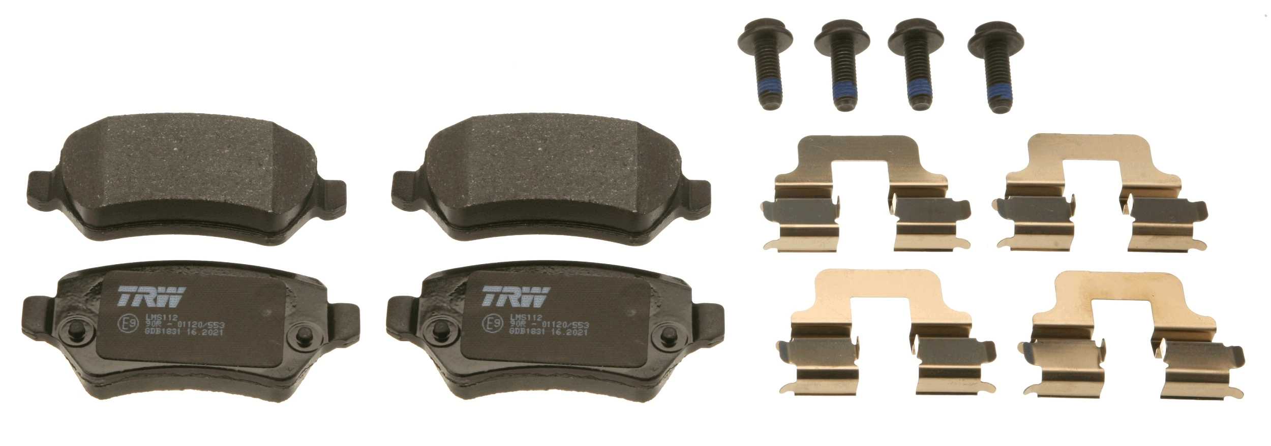 GDB1831 TRW Pastillas freno traseras