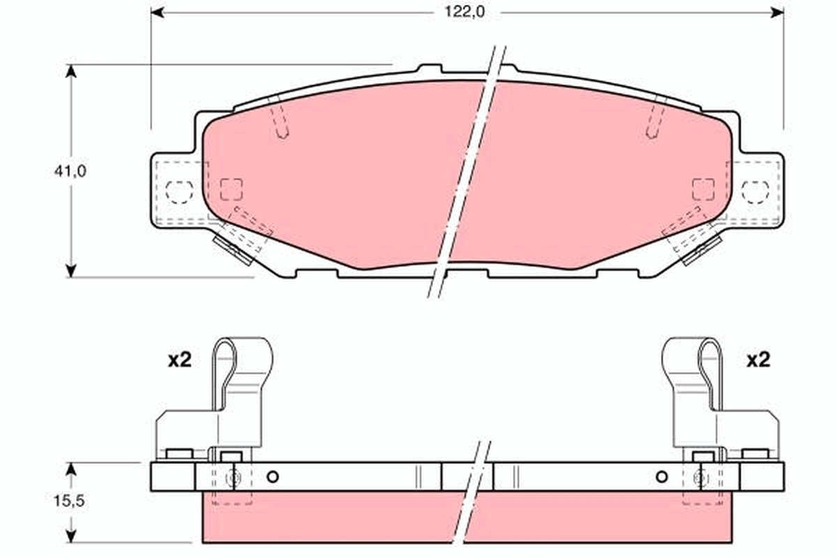 Pastillas traseras de freno Toyota SUPRA  desde 28,66 €