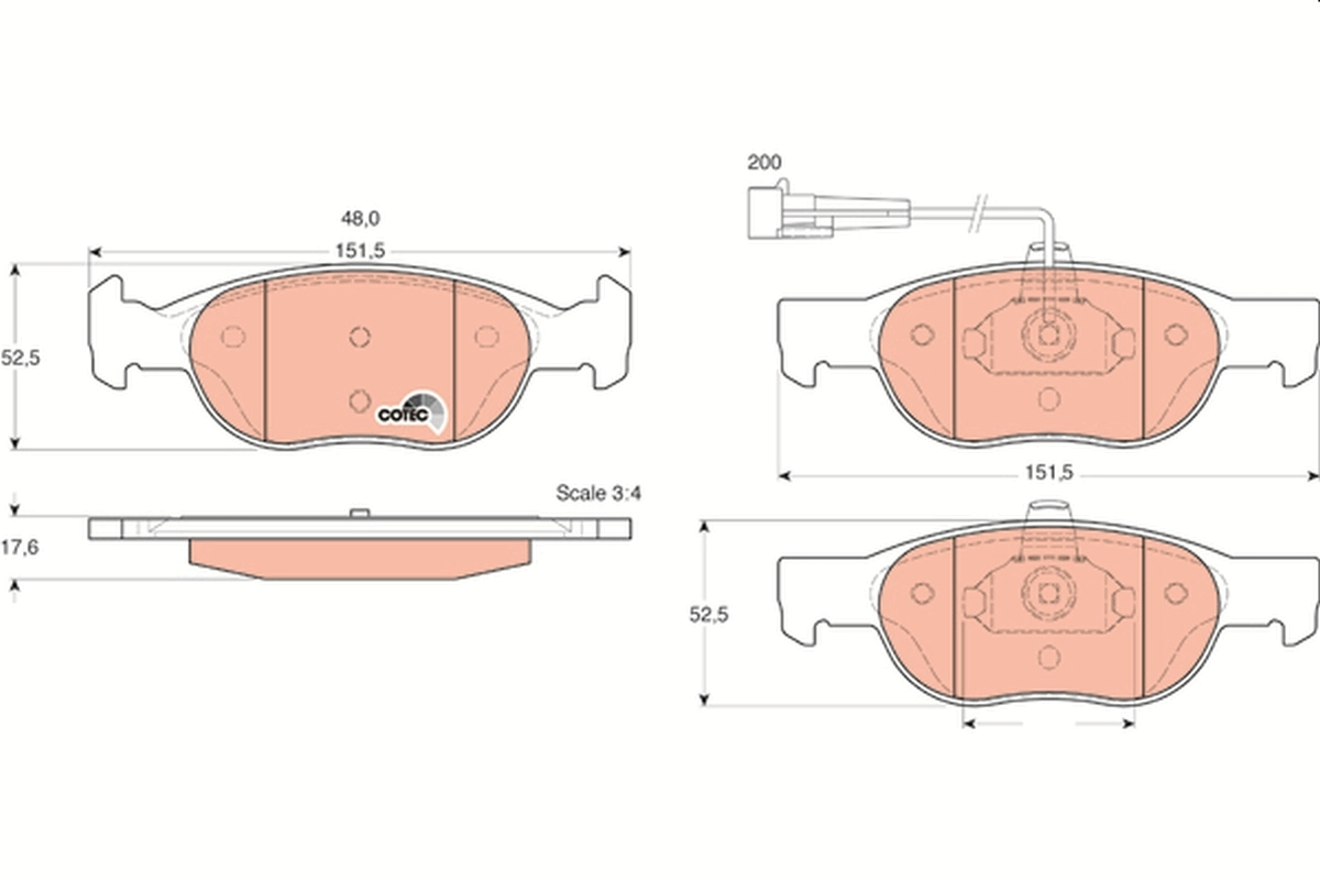 DP23006 Brembo Pastillas delanteras