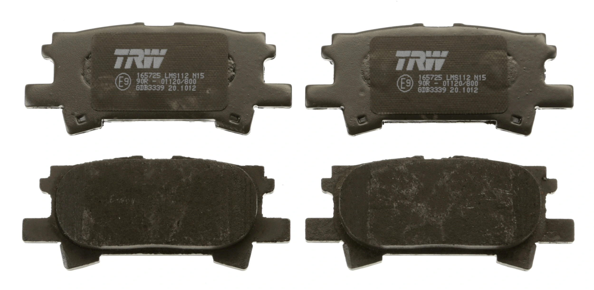 GDB3339 TRW Pastillas freno traseras