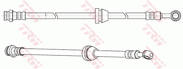 PHD947 TRW Tubo de frenos delantero