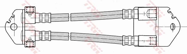 PHA500 TRW Manguera de freno trasera