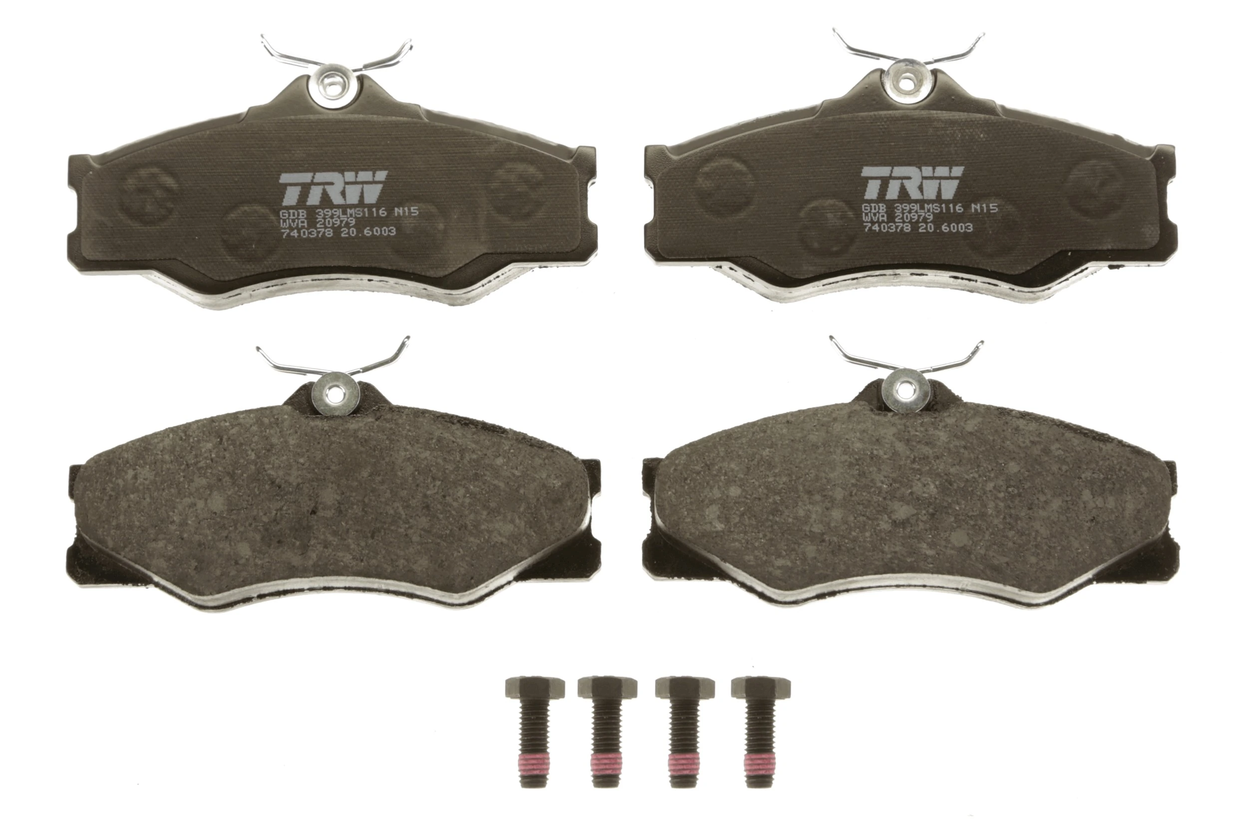 Pastillas de freno delanteras Volkswagen Transporter T3