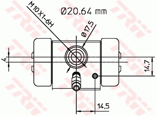 Cilindro de freno de rueda trasera Ford Transit III bus (V) (1977 - 1986) precio, desde 14,58 EUR