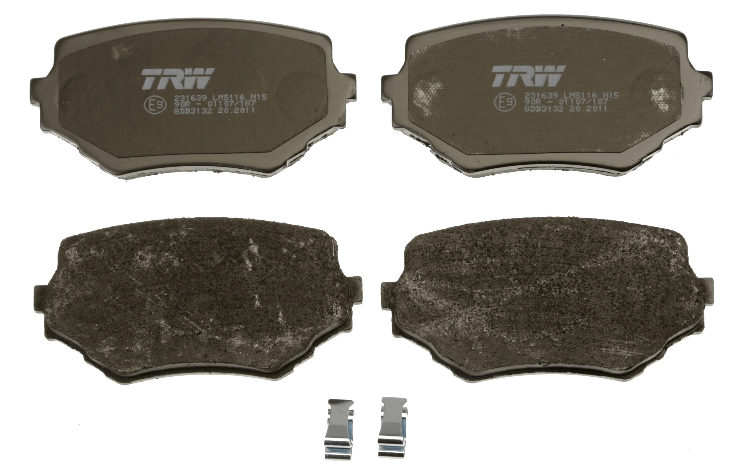 GDB3132 TRW Pastillas delanteras