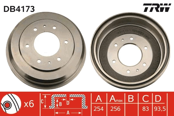 Comprar Tambor de freno trasero Mitsubishi L 300 L03P a bajo precio