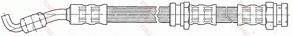 Latiguillos de freno delantero Mazda 626 V familiar (GW) (1998 - 2002) precio, desde 16,15 EUR