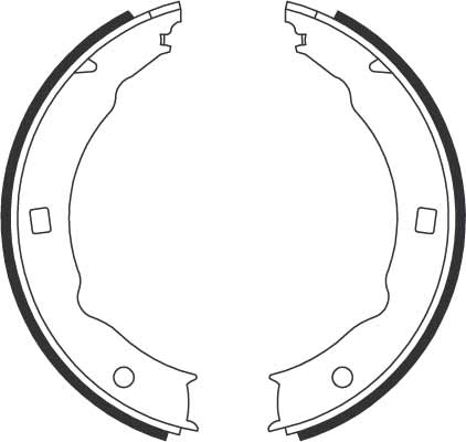 Zapatas de freno de estacionamiento para Peugeot 406  8B