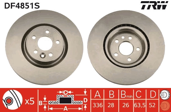 Comprar BD800 Eurorepar Freno de disco delantero