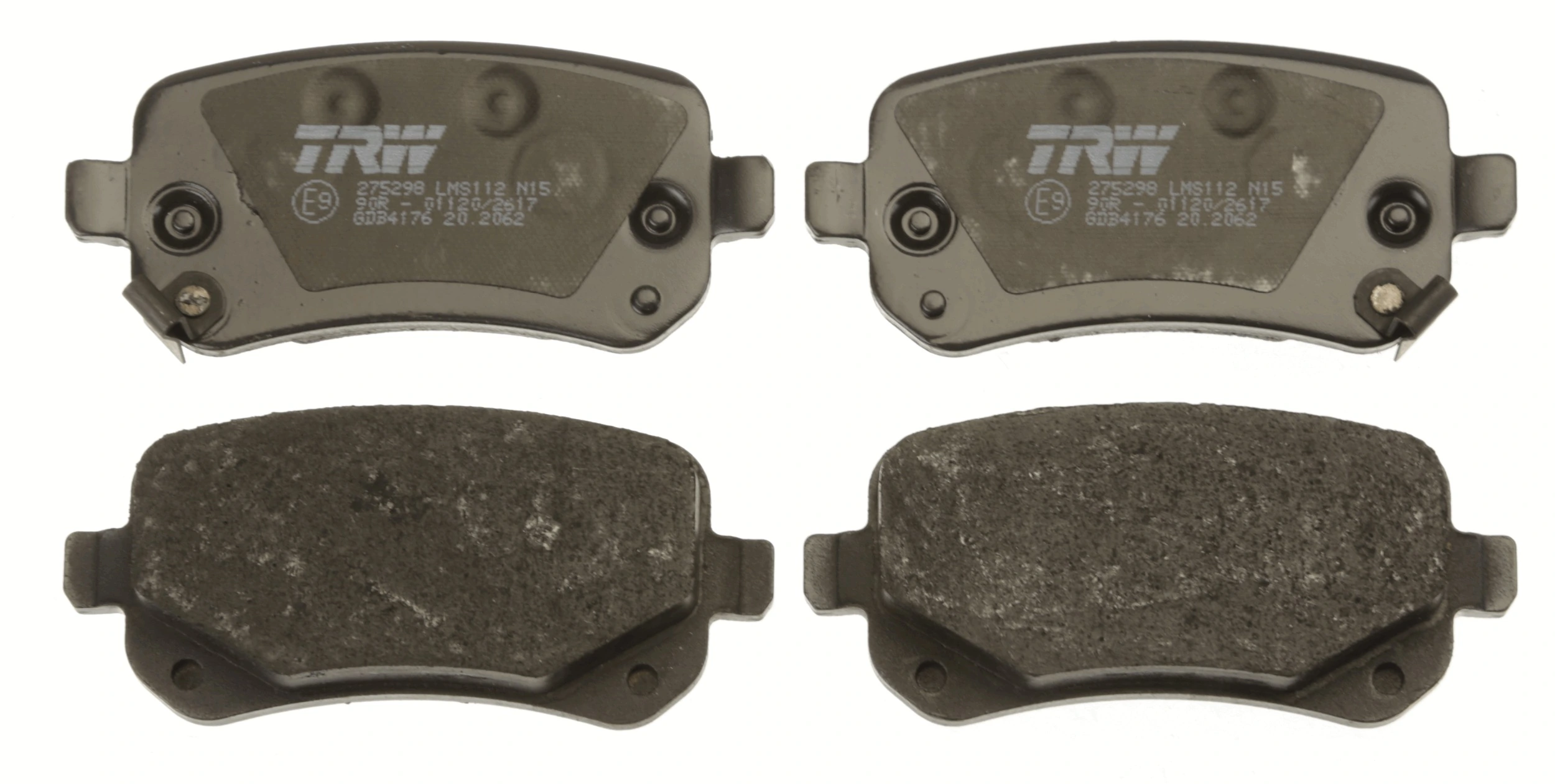 GDB4176 TRW Pastillas freno traseras