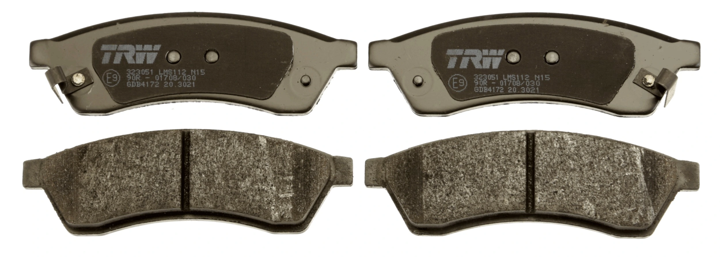 GDB4172 TRW Pastillas freno traseras
