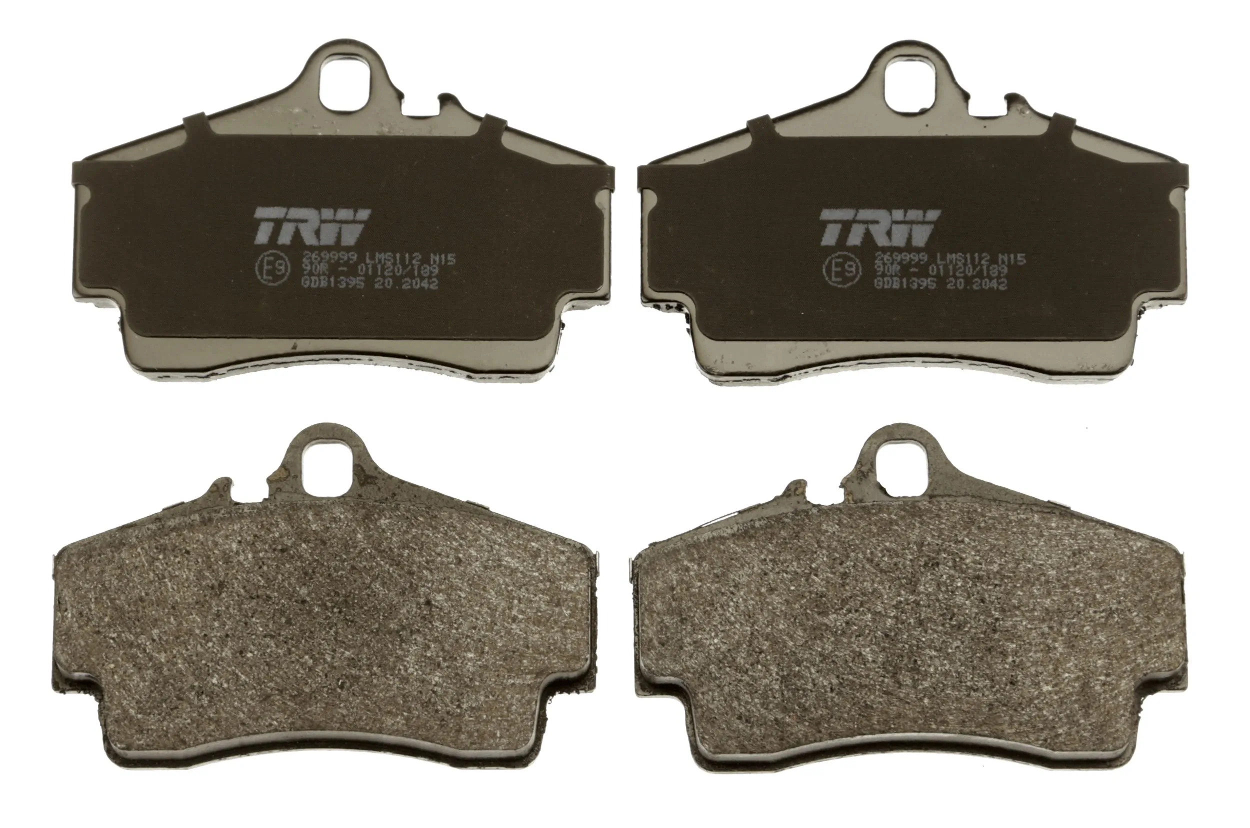 GDB1395 TRW Pastillas freno traseras
