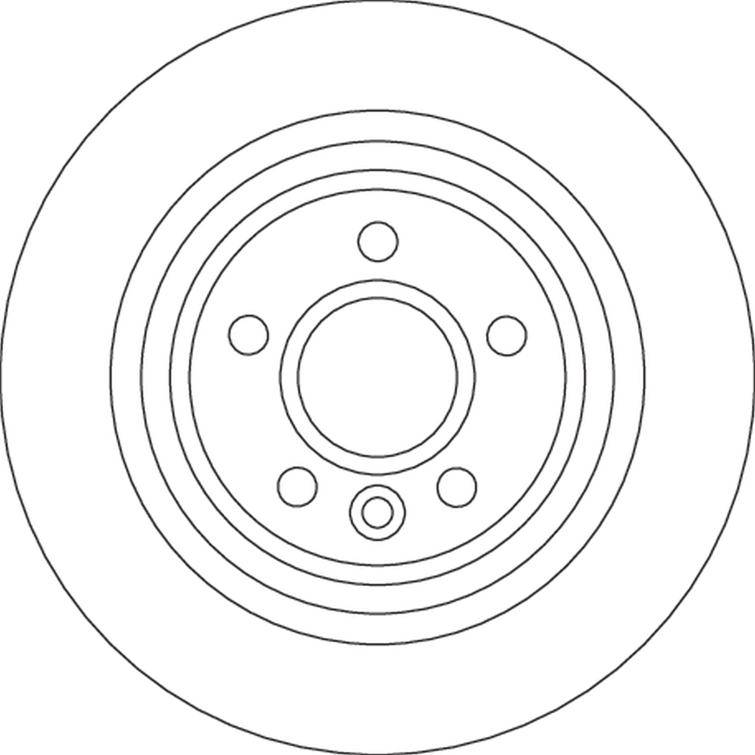 Disco de freno trasero Ford Mondeo 4 CA2