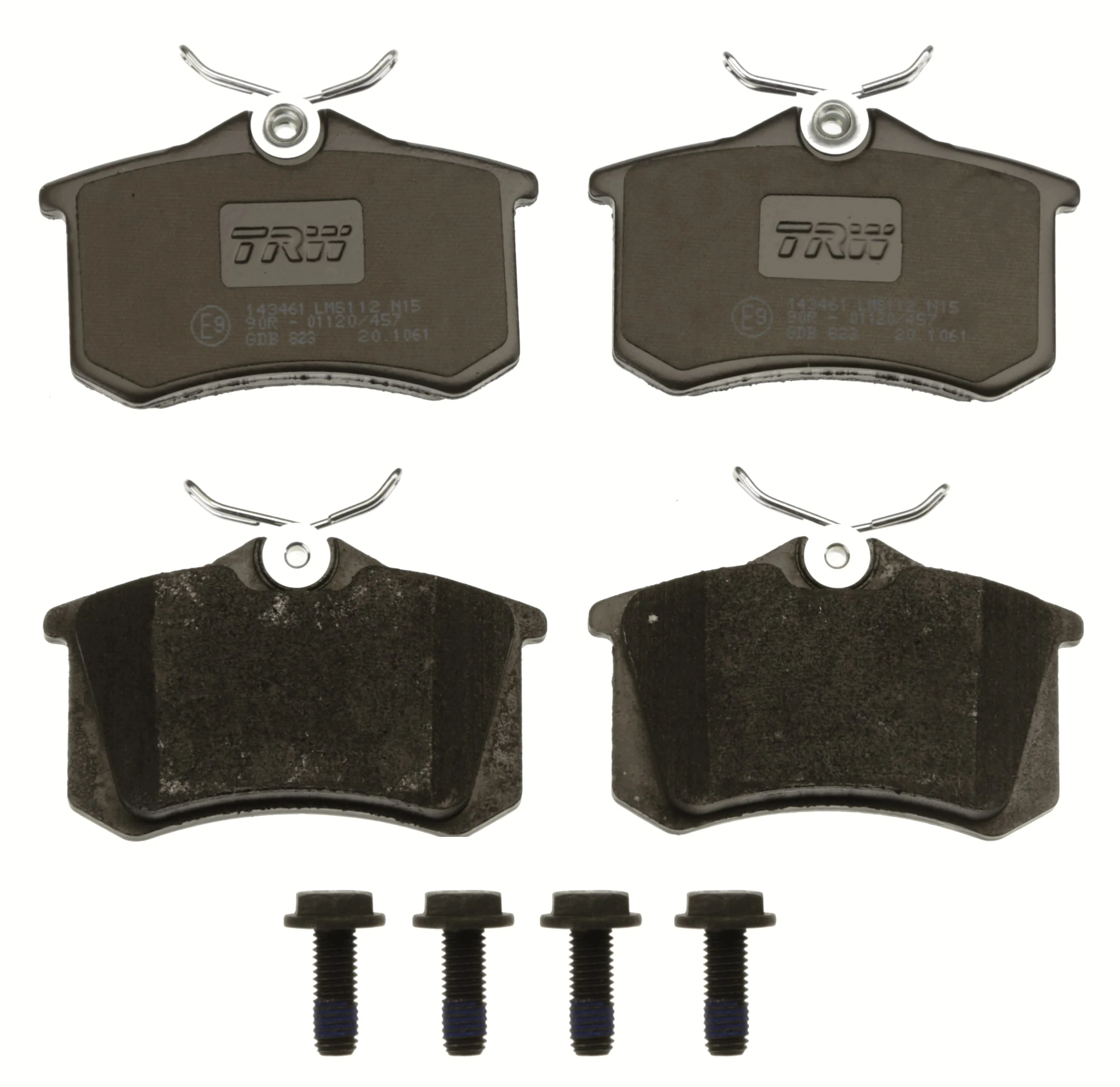 GDB823 TRW Pastillas freno traseras