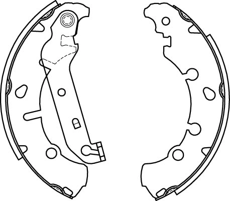  Zapatas de freno Ford Fiesta 
