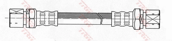PHA527 TRW Manguera de freno trasero derecho