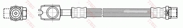 PHD557 TRW Manguera de freno trasera