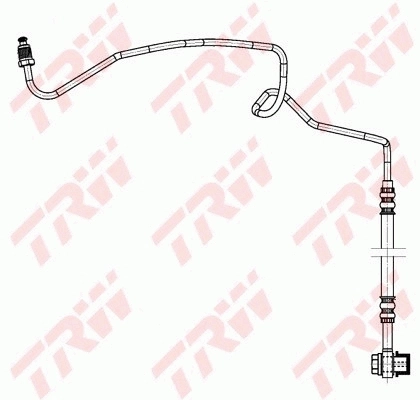 PHD941 TRW Manguera de freno trasero izquierdo