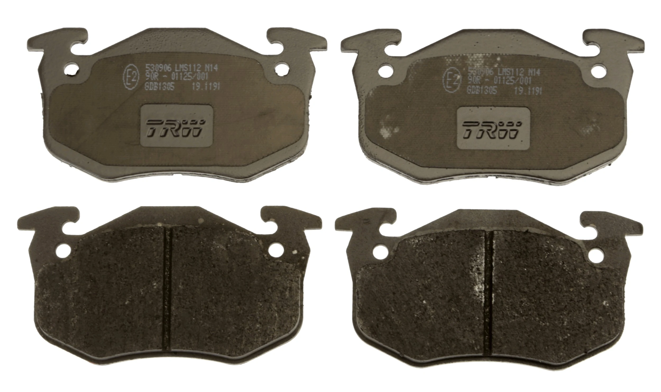GDB1305 TRW Pastillas freno traseras