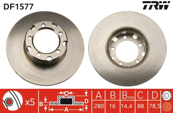 Frenos delanteros Mercedes Bus 207-310 furgoneta (601) (1982 - 1996) precio, desde 51,41 EUR