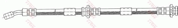 PHD199 TRW Tubo de frenos delantero