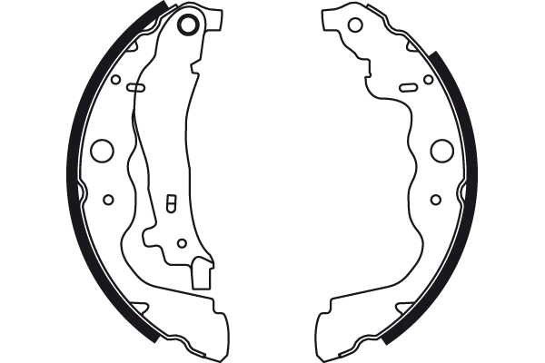 Zapatas de freno de tambor traseras Mercedes A4154200320 precio, desde 26,57 EUR