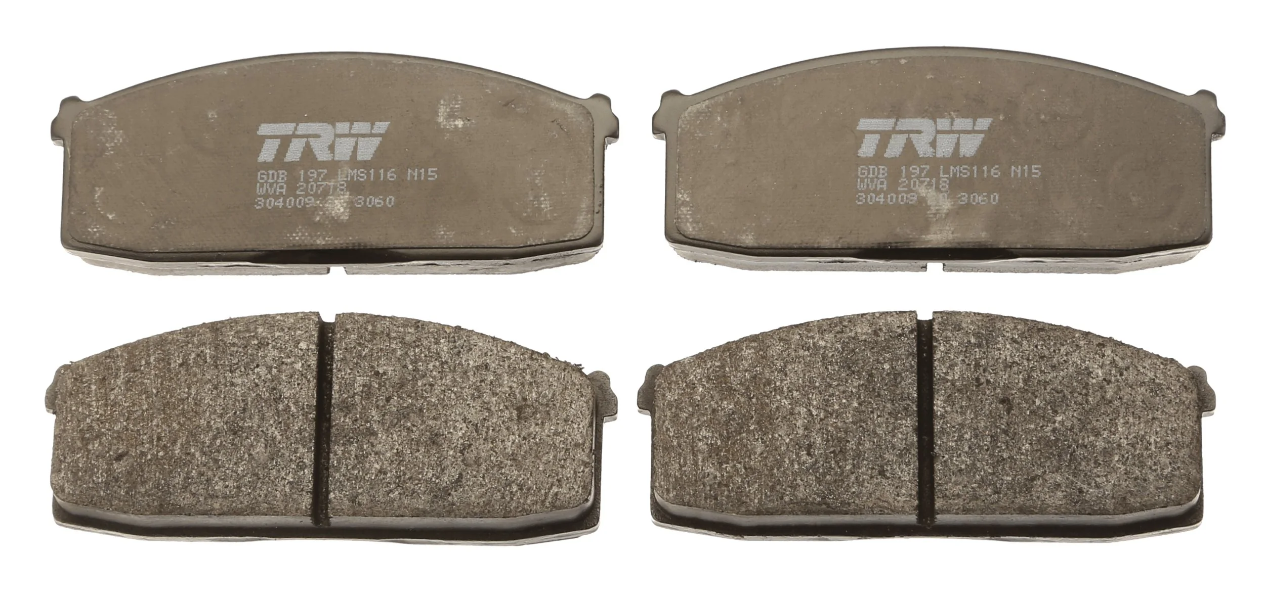 GDB197 TRW Pastillas delanteras