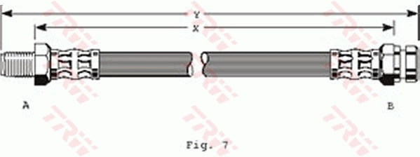  Latiguillos de freno delantero Mitsubishi L 300 